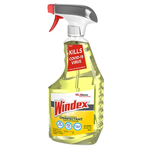 SC Johnson Professional Windex Disinfectant Surface Cleaner 32oz, 32 Fl Ounce