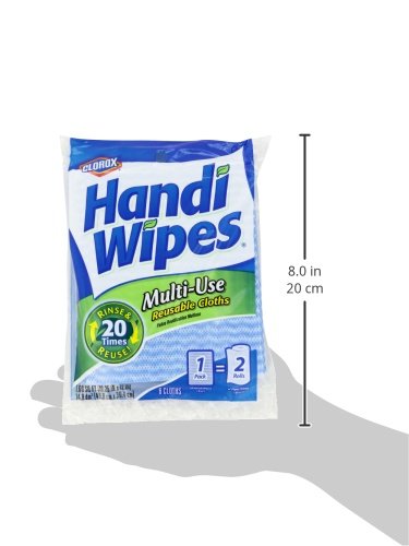 Clorox Handi Wipes Multi-Use Reusable Cloths, 6 Count (Pack of 5)