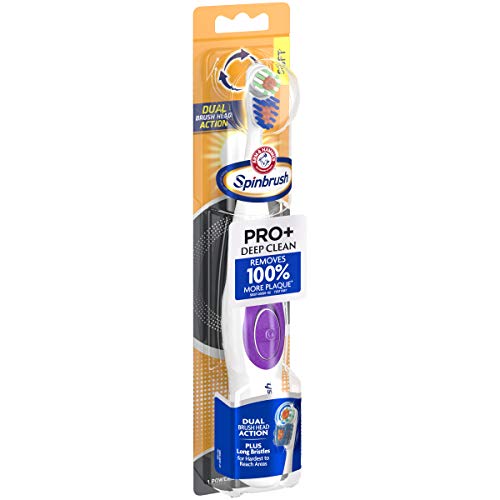 Spinbrush Truly Radiant Toothbrush, Deep Clean, Colors May Vary