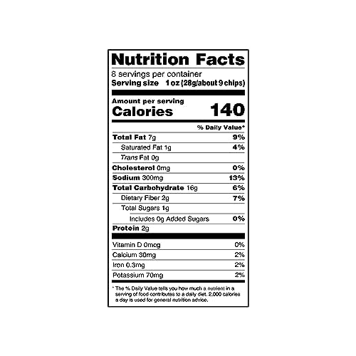 Tortiyahs! Nacho Tortilla Chips, 8 Oz