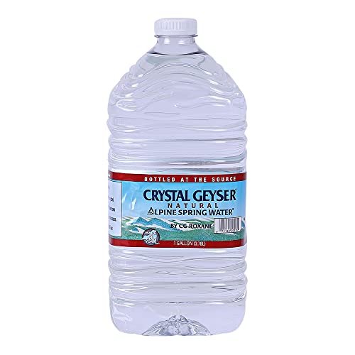Crystal Geyser Natural Alpine Spring Water, Drinking Water Bottled at the Source, 6 Gallons