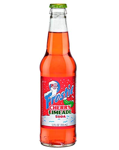 Frostie Soda 12 ounce Glass Bottles (Cherry Limeade, 4)