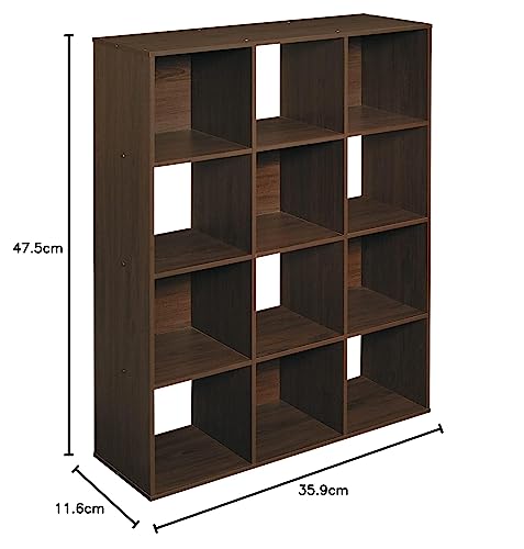 ClosetMaid 1292 Cubeicals Organizer, 12-Cube, Espresso