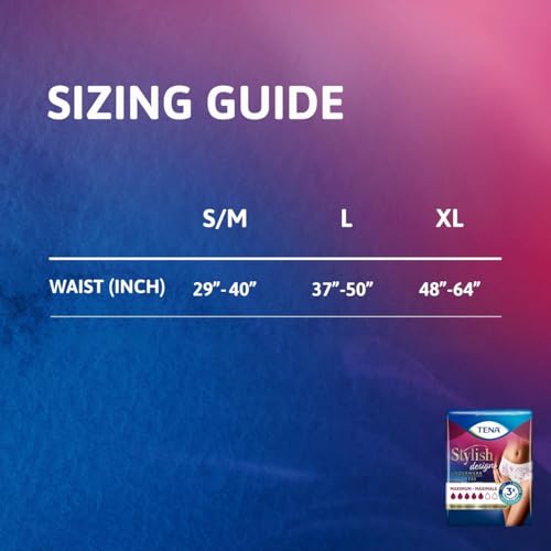 :TENA Incontinence Underwear for Women, Super Plus Absorbency, Small/Medium, 18 Count