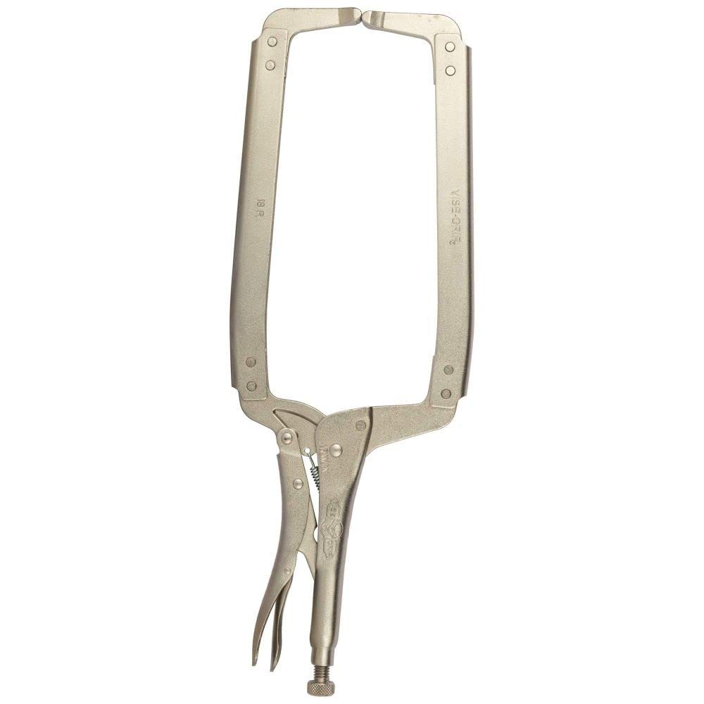 Vise-Grip 21 Vise-Grip Original Locking C-Clamp with Regular Tips, 18-Inch