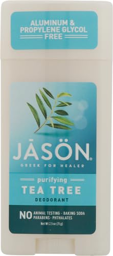 Jason Aluminum Free Deodorant Stick, Purifying Tea Tree, 2.5 Oz (Pack of 1)