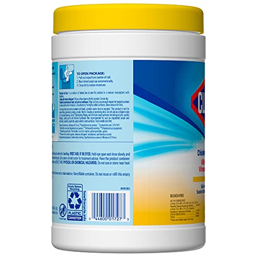 Clorox, Crisp Lemon, 105 Count, Pack of 4