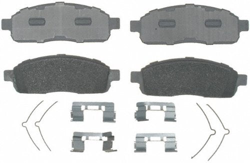 ACDelco Silver 14D1083MH Semi-Metallic Front Disc Brake Pad Set with Hardware