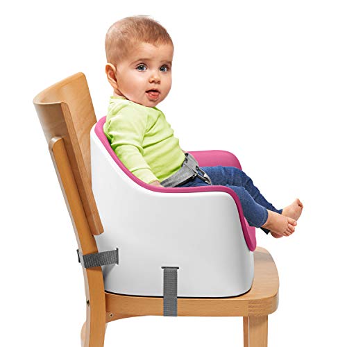 OXO Tot Nest Booster Seat with Removable Cushion, Pink