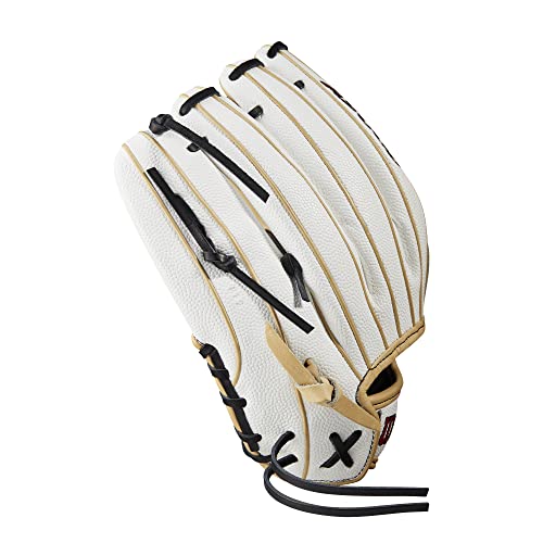 WILSON 2023 A2000Â® H12SS Fastpitch Glove - 12", Right Hand Throw, Infield, White/Blonde
