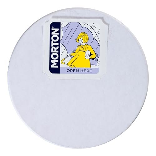 Morton Plain Salt, (26 oz), 2-Pack - All-Purpose, Non-Iodized Salt, Perfect for Cooking & Table Use