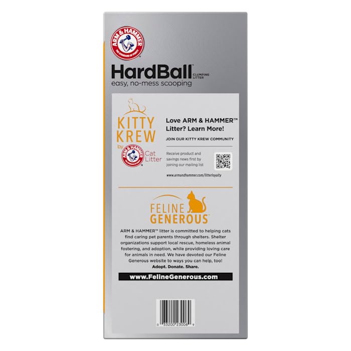 Arm & Hammer, Clumping Litter Multi-Cat, 168 Ounce