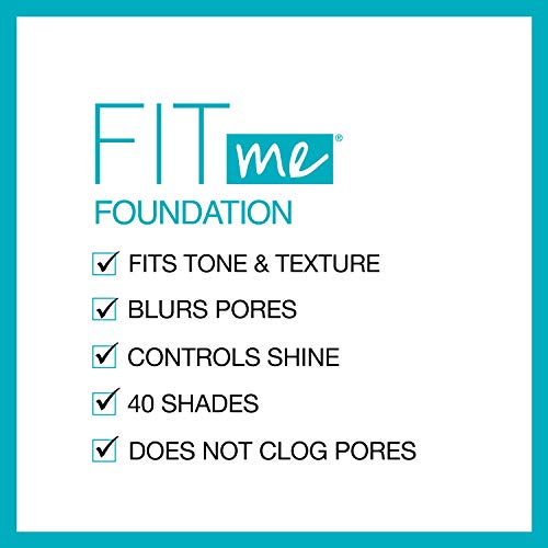 Maybelline New York Fit Me Matte + Poreless Liquid Foundation, Pouch Format, 112 Natural Ivory, 1.3 Ounce