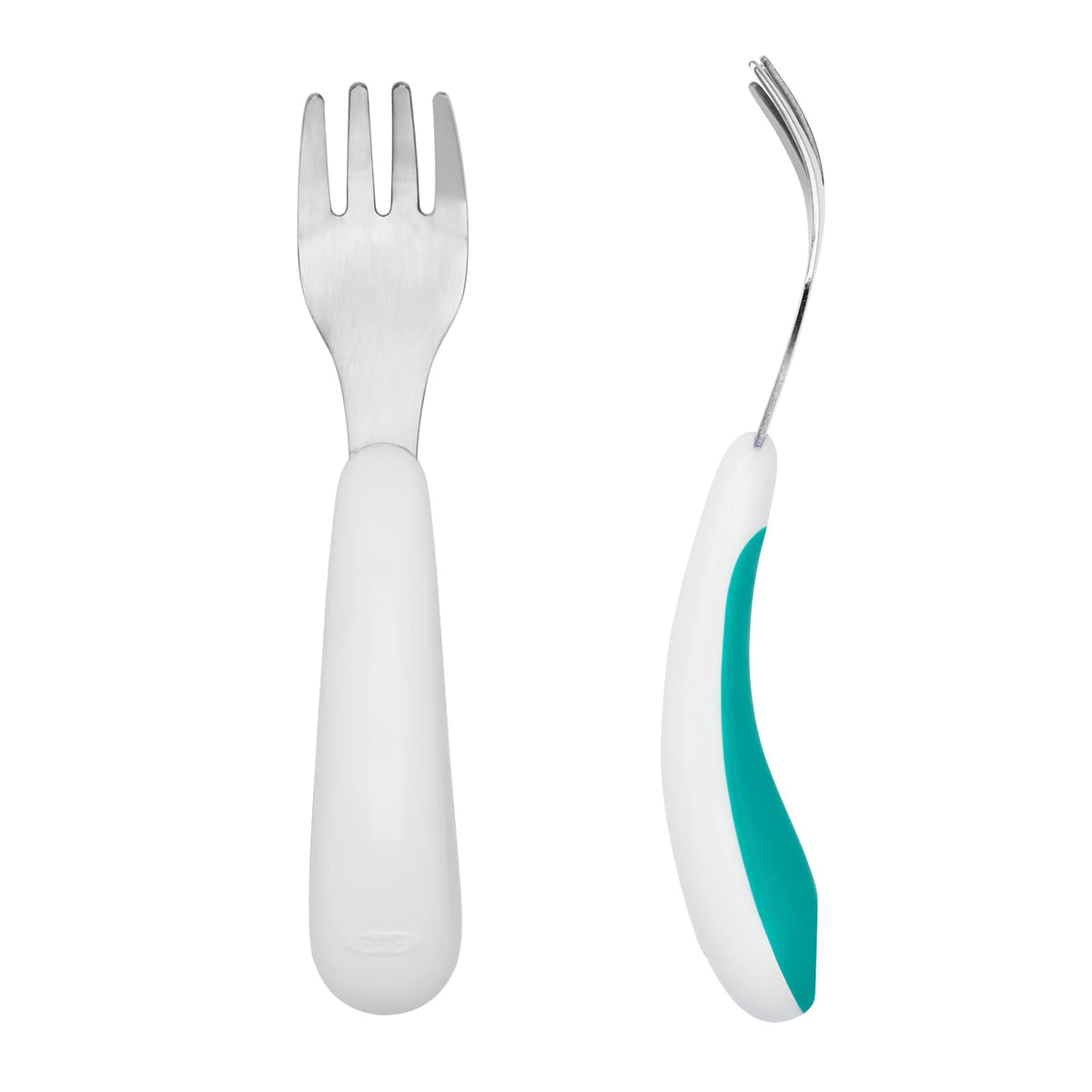 OXO Tot On-The-Go Fork And Spoon Set - Teal