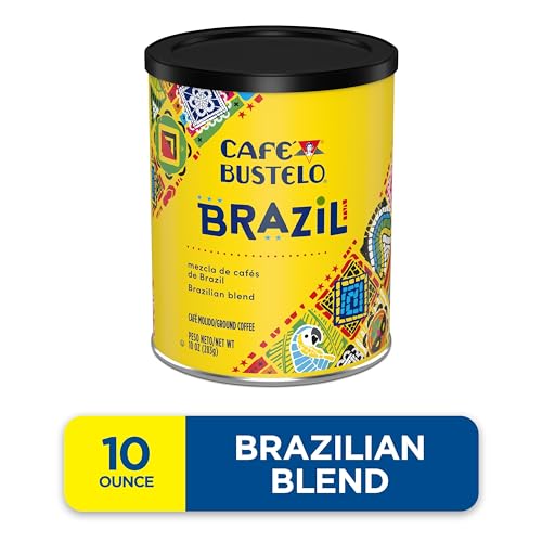 Café Bustelo Brazil Dark Roast Ground Coffee, 10 Ounce