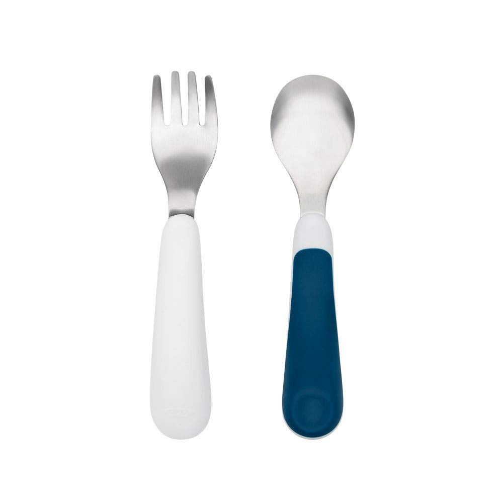 OXO Tot Fork & Spoon Set- Navy