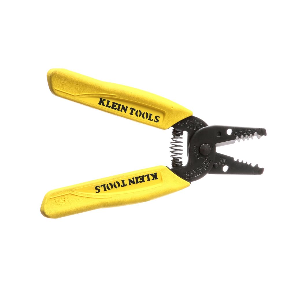 Klein Tools 11048 Dual Wire Stripper Cutter for Solid Wire, Made in USA