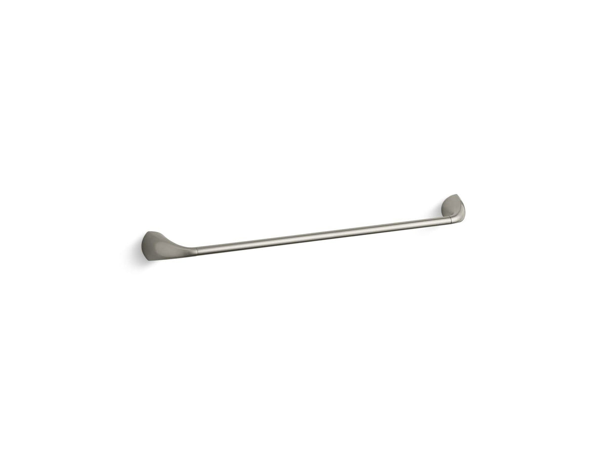 KOHLER 37051-Bn Alteo Bathroom Towel Bar, 24", Brushed Nickel
