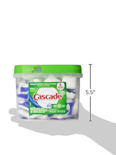 Cascade ActionPacs, Dishwasher Detergent Pods, Fresh Scent, 60 count