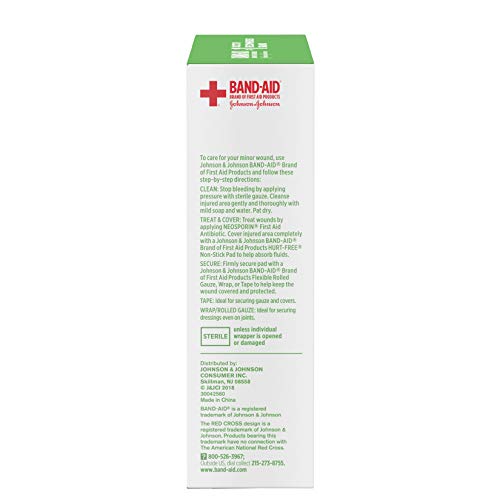 Band-Aid First Aid 3X4 in Nonstick Pads 10 ct