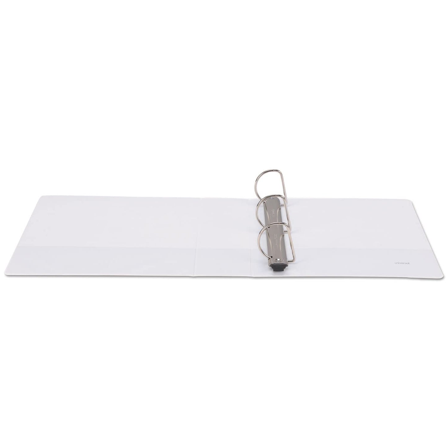 Universal UNV30752 3 in. Capacity 11 in. x 8.5 in. 3 Rings Deluxe Easy-to-Open D-Ring View Binder - White