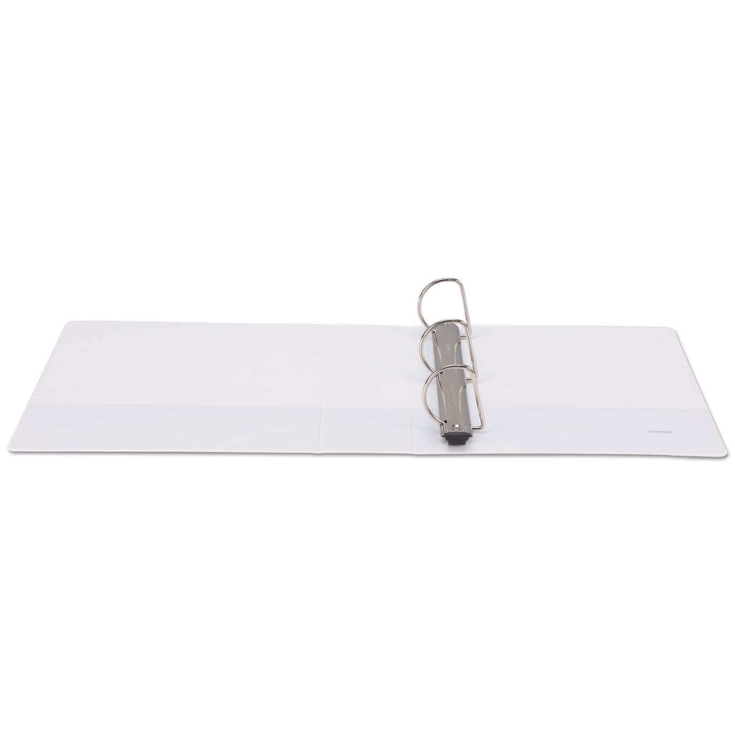 Universal UNV30752 3 in. Capacity 11 in. x 8.5 in. 3 Rings Deluxe Easy-to-Open D-Ring View Binder - White