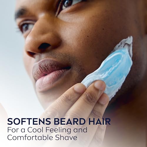 NIVEA MEN Sensitive Cool Shave Gel with Seaweed and Chamomile Extracts, Alcohol Free Shaving Gel for Men Protects and Provides Cool Sensation, 3 Pack of 7 Oz Cans
