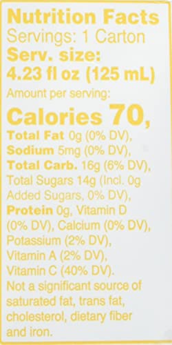 Tropicana 100% Juice Box, Tropical Fruit, 4.23 Oz, Pack of 44