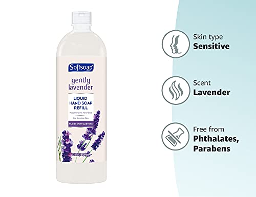 Softsoap Hypoallergenic Gently Lavender Hand Soap Refill - 32 Fluid Ounces