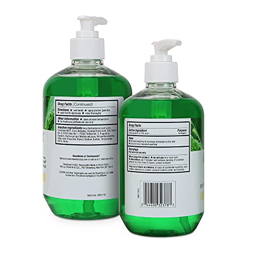 CLOROX Healthcare AloeGuard Antimicrobial Hand Soap for Healthcare Professionals - Liquid Hand Wash for Everyday Use with Aloe Vera to Soothe & Moisturize Hands, 18 Fl Oz - 12 Pack