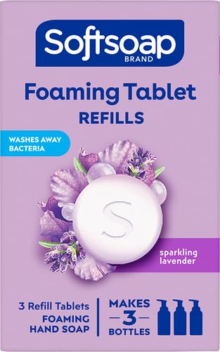 Softsoap Hand Soap Tablets Sparkling Lavender, Refill Tablets (3 Count)