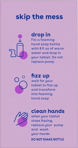 Softsoap Hand Soap Tablets Sparkling Lavender, Refill Tablets (3 Count)