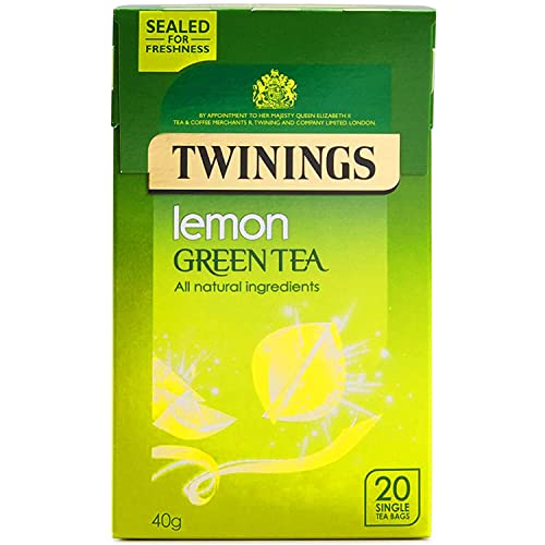Twinings Green Tea & Lemon Teabags, 40 g