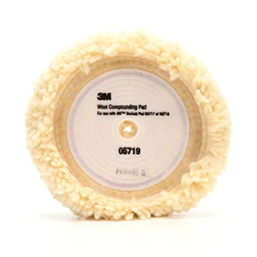 3M Perfect It 05719 Wool Compound Pad, 9 inch, Factory