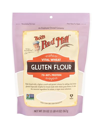 Bob's Red Mill Vital Wheat Gluten Flour, 20oz (Pack of 1) - Vegan, Keto Friendly, Kosher