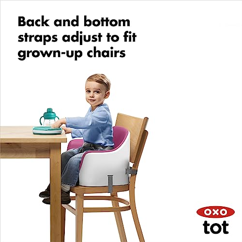 OXO Tot Nest Booster Seat with Removable Cushion, Pink