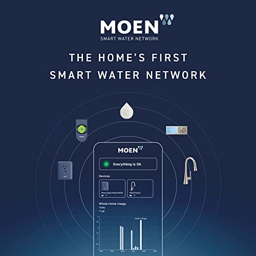 Moen S72308EVSRS STO Smart Touchless Pull Down Sprayer Kitchen Faucet with Voice Control and Power Boost, Spot Resist Stainless