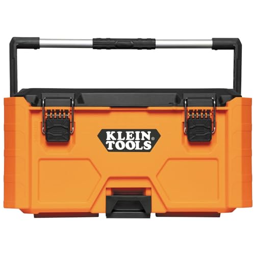 Klein Tools 54803MB MODbox Medium Deep Tool Box, Heavy Duty Organizer with Removable Tray, Water and Debris Resistant, Stackable Module