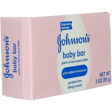 Johnsons Baby Bar Soap Boxed 3 Ounce (89ml) (6 Pack)