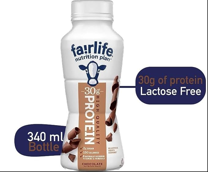 Fairlife Nutrition Plan High Protein Chocolate 30g Shake, Gelatin Free, 11.5fl.oz, 12 Pack