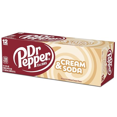 DR PEPPER - & CRÈME SODA, 12 OZ, 12 PK