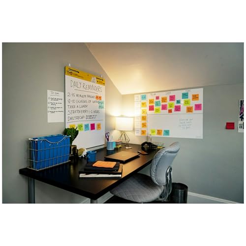 Post-it Super Sticky Easel Pad 25 x 30 Inches 30 Sheets/Pad 2 Pads (560) Large White Grid Premium Self Stick Flip Chart Paper Super Sticking Power