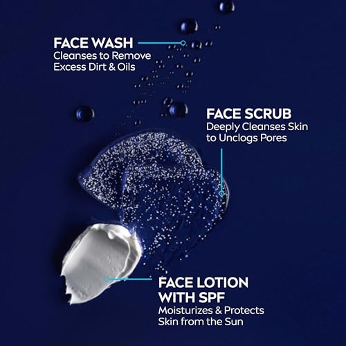 NIVEA MEN Maximum Hydration Face Lotion, Face Lotion with Broad Spectrum SPF 15 Sunscreen for Men, 4 Pack of 2.5 Fl Oz Tubes