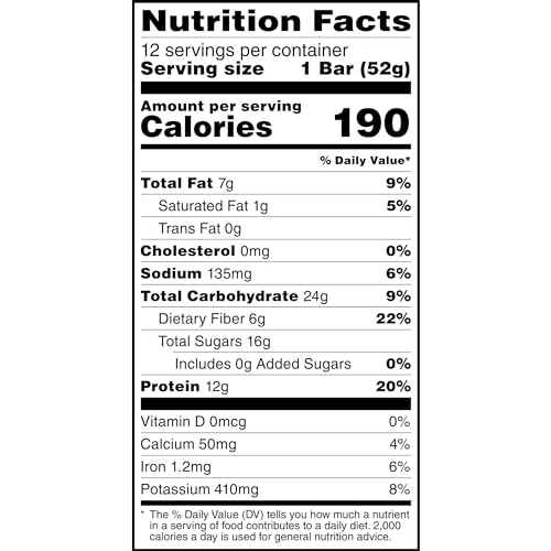 RXBAR Protein Bars, Protein Snack, Snack Bars, Pumpkin Spice, 22oz Box (12 Bars)