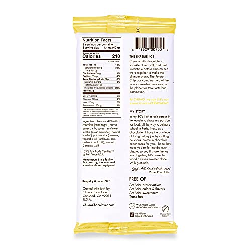 Chuao Chocolatier Potato Chip All Natural - 2.8 Oz.