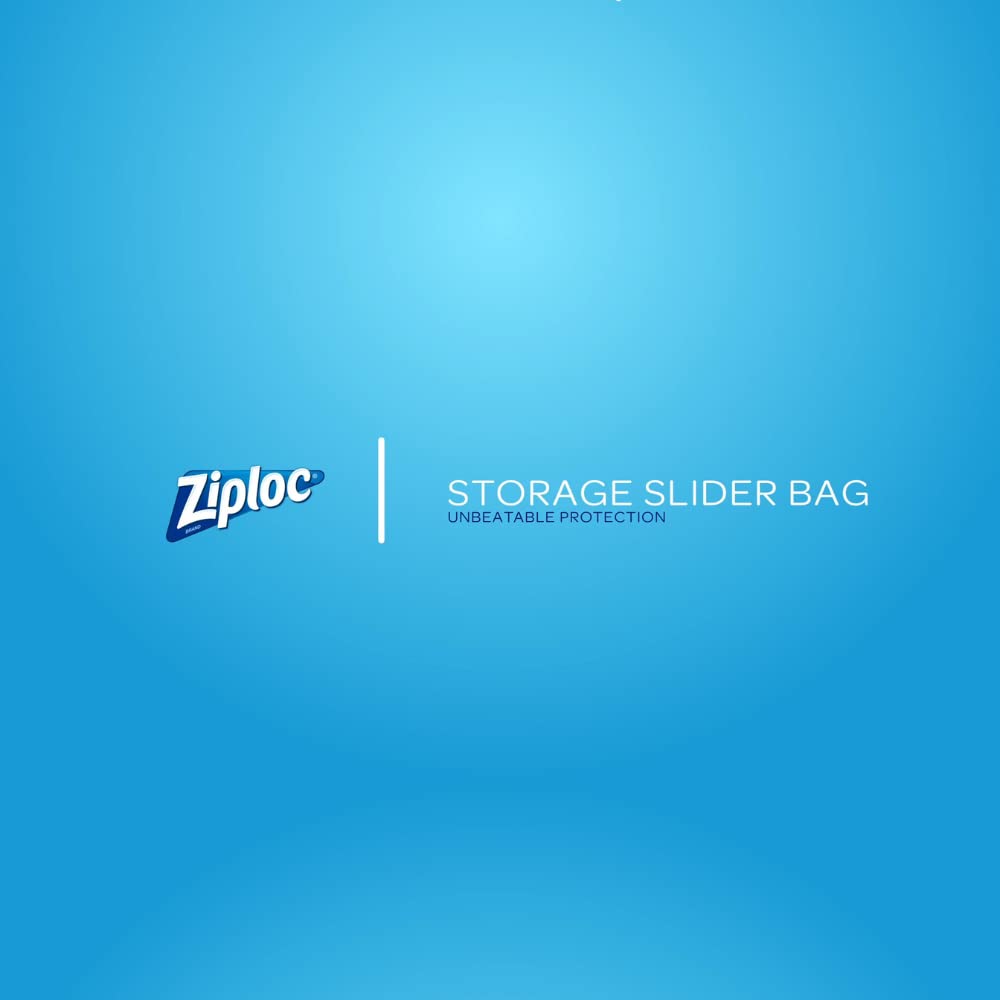 Ziploc Slider Freezer Bags - 1 gallons (10 Count (Pack of 8))