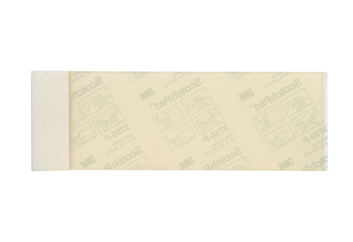 3M Tape Sheets 3750P, Clear, 2 in. x 6 in., 2 pads