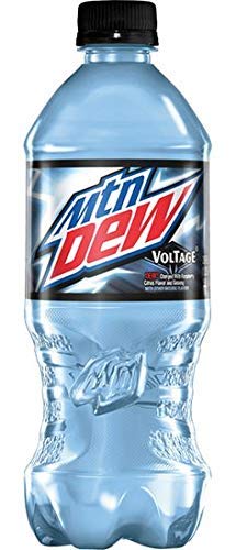 Mountain Dew Voltage, 20oz Bottles (Pack of 10, Total of 200 Fl Oz)