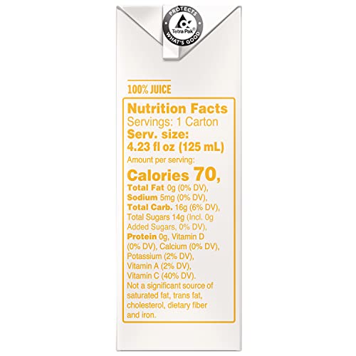 Tropicana 100% Juice Box, Tropical Fruit, 4.23 Oz, Pack of 44