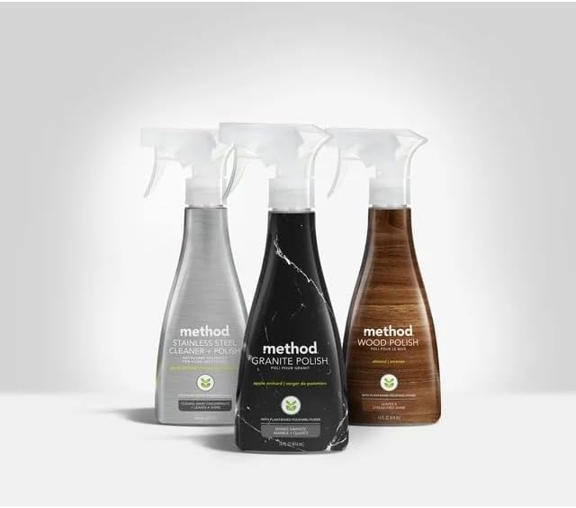 Method Stainless Steel Cleaner, Apple Orchard, 14 OZ (Pack of 6)